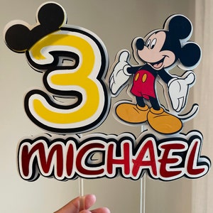 Mickey Mouse, Pluto cake topper