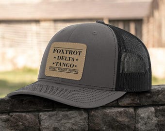 Foxtrot Delta Tango Hat, Democrat Baseball Cap, Anti Trump Caps, Anti Republican Hat, Democrat Caps, Subtle Military Caps, Gift for Men