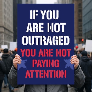 Political Yard Sign, Protest Message Lawn Sign, Awareness Quote Yard Sign, Social Statement Decor, Outdoor Protest Sign, Activism Sign 17''x12'' Vertical