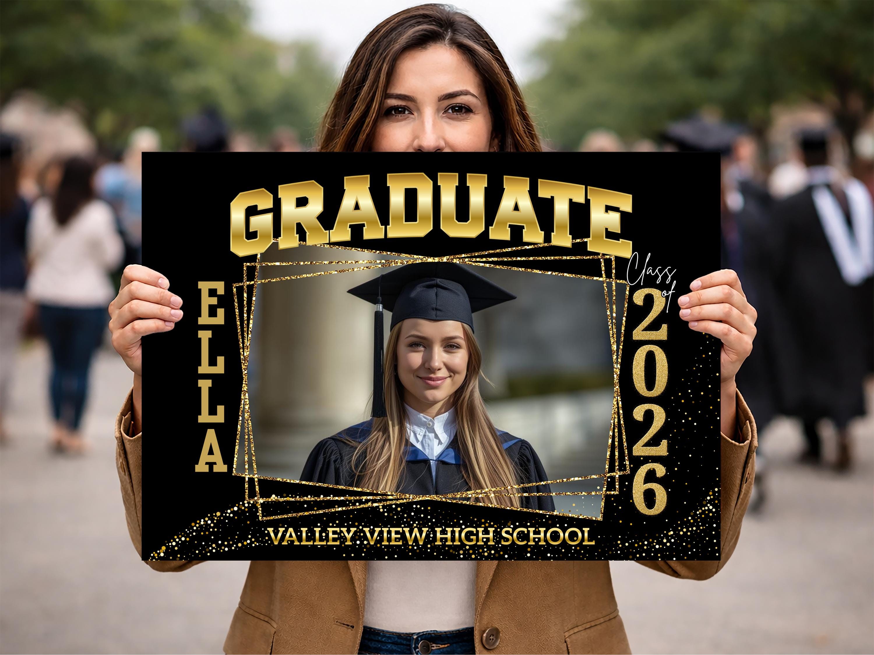 Class of 2026 Lawn Sign, Custom High School Graduation Yard Sign ...