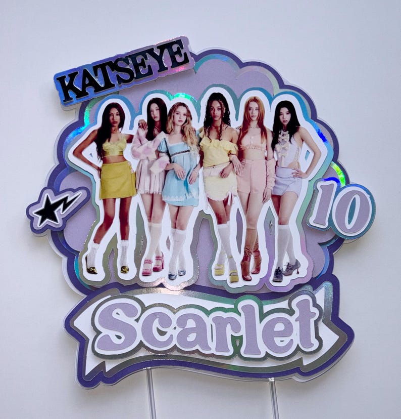Katseye Birthday Cake Topper K Pop Cake Topper Purple Etsy UK katseye-birthday-cake-topper-k-pop-cake-topper-purple-etsy-uk