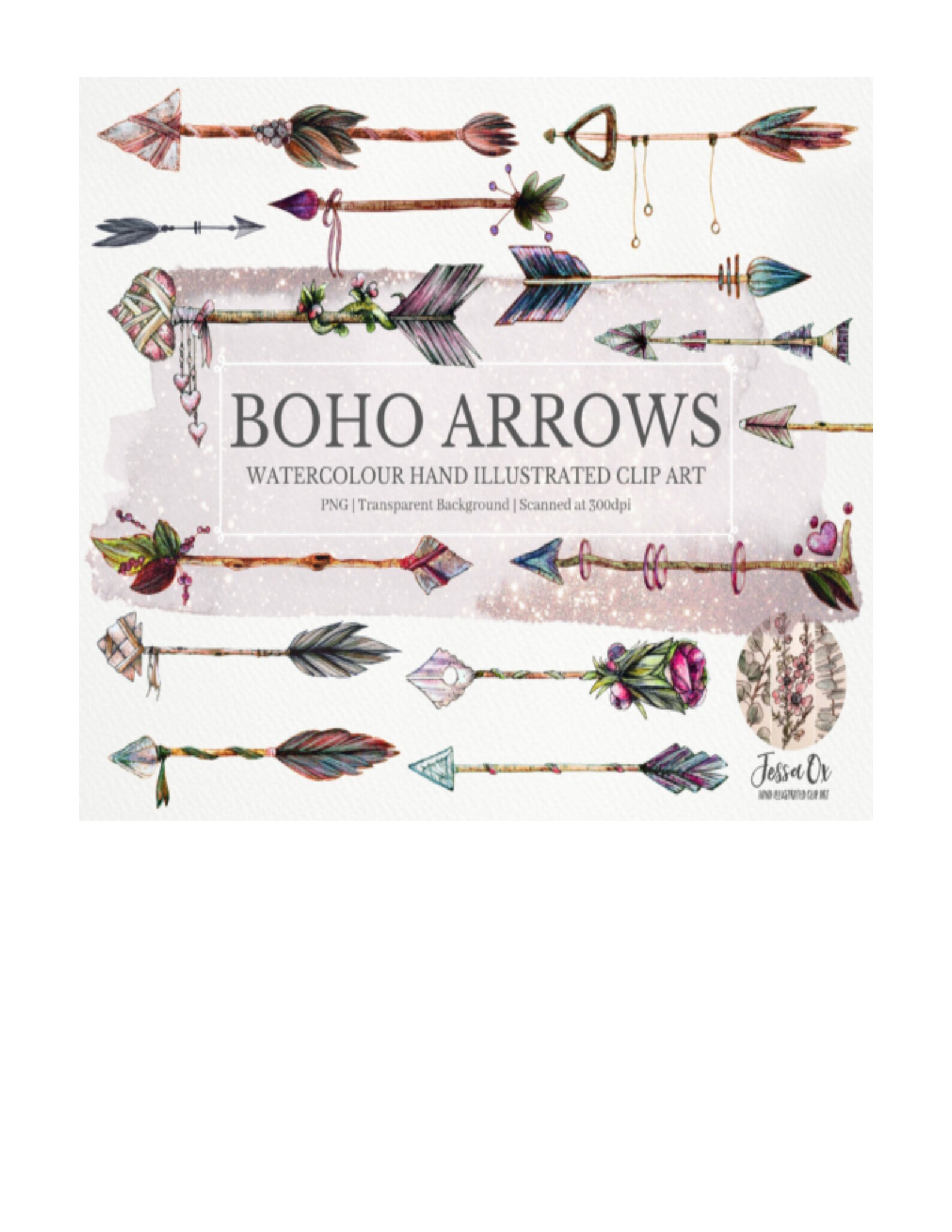 Boho arrow file Bohemian Arrows Arrows PNG transparent Etsy