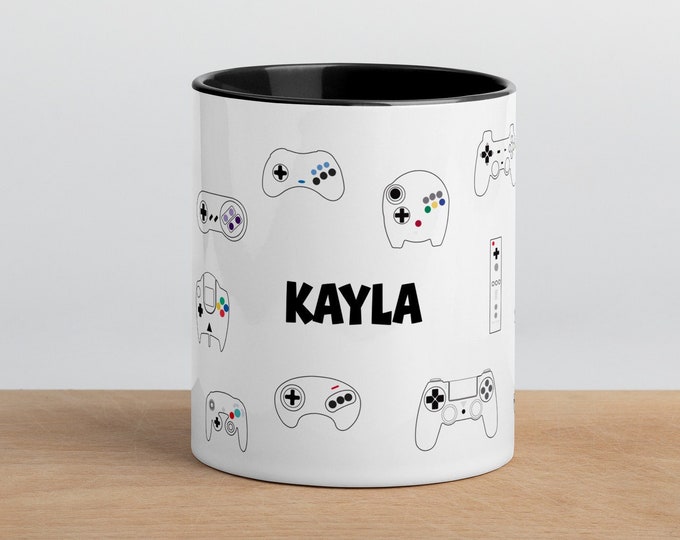 Game Controller Mug Gamer - Coffee Gaming Home Décor Gift - Personalized Video Gamer Mug - Gaming Birthday Gift - 11oz Mug for Gamers