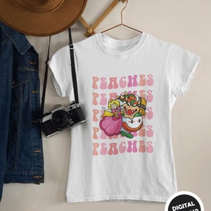 Digital Download, Peaches song png, Sublimation PNG Design, , Princess Peach png, Bowser Peaches song, Mario Png, Mario Svg, Digital File