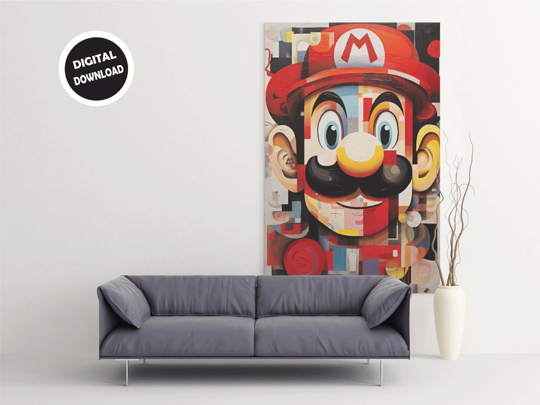 Digital Download - Super Mario Poster - Video Game Prints - Retro Game ...