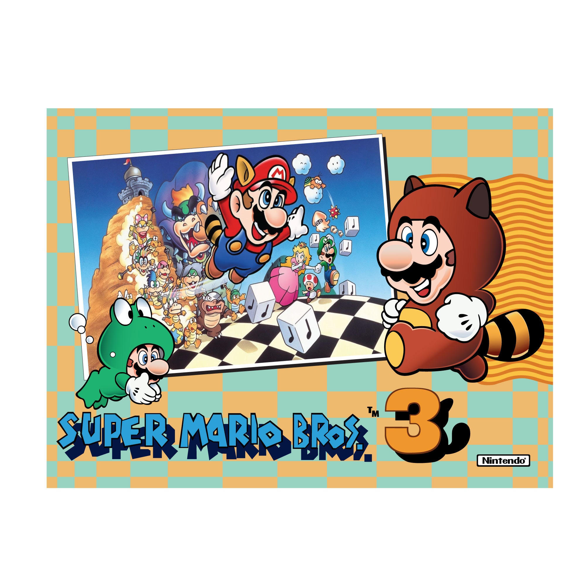 Super Mario Bros. 3 Poster -  Denmark