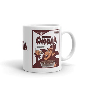 Count Chocula - Cereal Monsters Coffee Mug - vampire novelty mug - White Glossy Coffee Cup - Hot Chocolate Mug - Halloween Coffee Mugs
