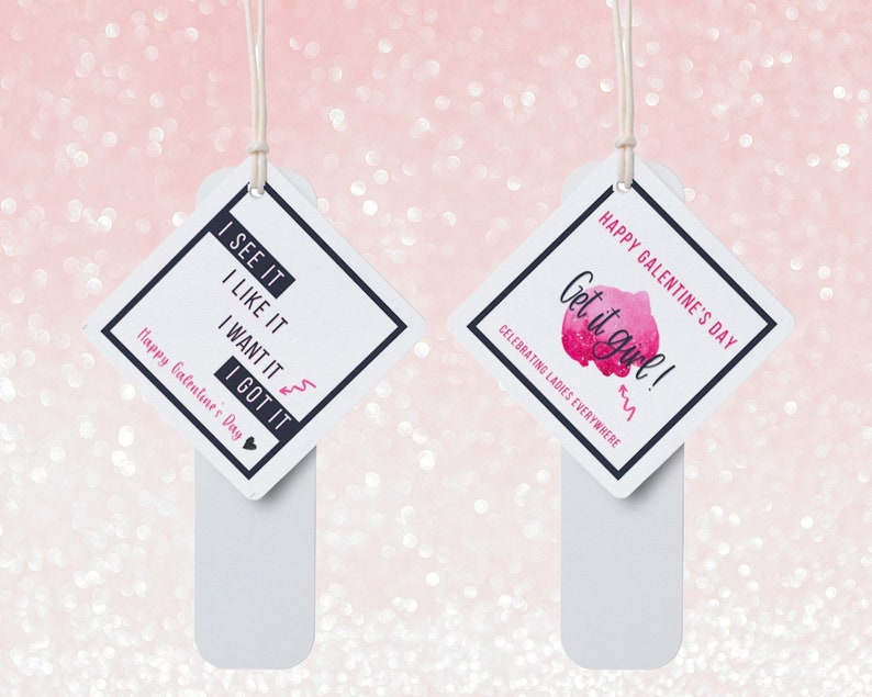 PRINTABLE Galentine's Day Gift Tag // Valentine's Day - Etsy