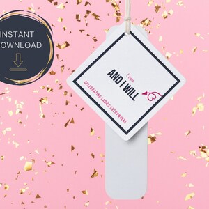 PRINTABLE Galentine's Day Gift Tag // Valentine's Day - Etsy