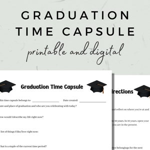 Remise des diplômes, promotion 2024, cadeau de remise des diplômes, cadeau pour les diplômés, capsule temporelle, diplôme d'études secondaires, diplômé universitaire, décorations de remise des diplômes 2024