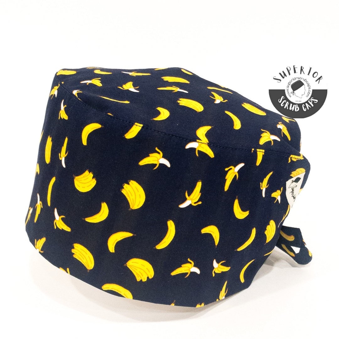 Men / Women Banana Scrub Cap Silly Food Cap Funny Banana Etsy