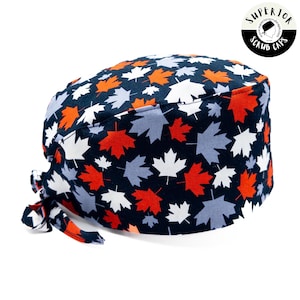 Kanadische Ahornblatt Scrub Cap, Männer, Frauen, Chirurgen Kappe, Doktor Geschenk, Krankenschwester Geschenk, Zahnarzt Scrub Cap, Tierarzt, Superior Scrub Caps Kanada