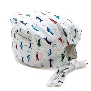 Men / Women GOLF Scrub Cap, Surgeon gift,  doctor, nurse, surgical tech,  dentist, Superior Scrub Caps Canada