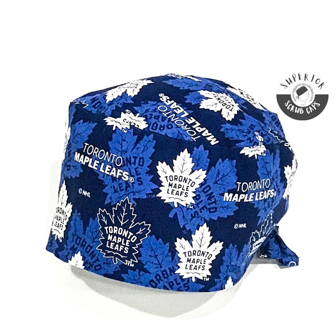 Men / Women Scrub Cap Toronto Maple Leafs Inspired Hockey Etsy