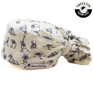 Ortho Yogis Scrub Cap, Superior Scrub Caps, Ponytail, Pixie, Skullcap Styles