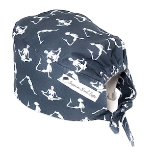 Ortho Surgical Cap, YOGA BONES,  skullcap tie-back - Superior Scrub Caps Canada