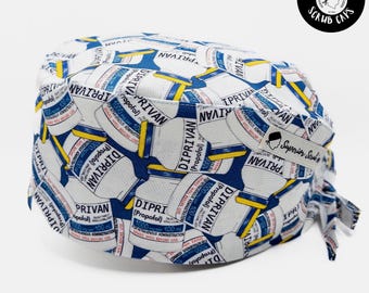 Gorro quirúrgico de anestesia con Diprivan Propofol: Anestesiólogo, Enfermero Certificado de Enfermería (CRNA), Superior Scrub Caps Canada