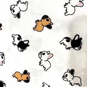 Disney Dogs Print Scrub Cap, 3 styles, Tie-Back, Adjustable, Canadian Made Pug Dogs