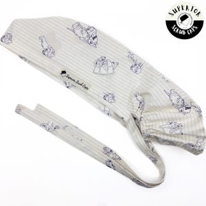 Disney Dogs Print Scrub Cap, 3 styles, Tie-Back, Adjustable, Canadian Made image 7