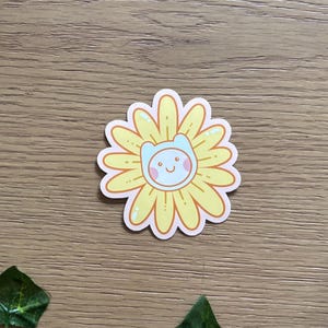 Cute Boy Flower Die Cut Stickers | (Finn and Jake and friends) | Matte Finish | Waterproof