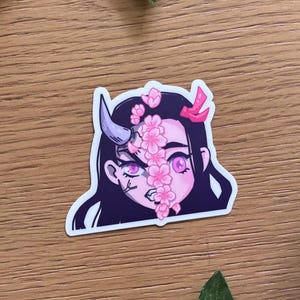 Cute Demon Character Die Cut Stickers | Matte Finish | Waterproof
