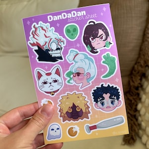 Cute Sticker Sheets | Anime Stickers | Matte Finish | Waterproof