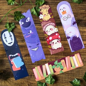 Cute Die Cut Bookmarks | Original and Fanart Designs