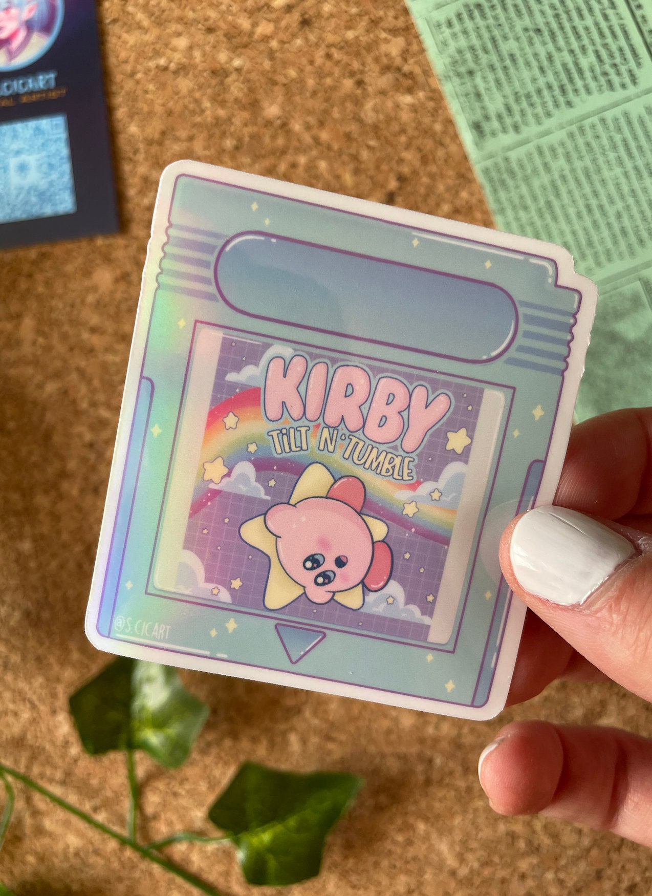 Blue Aesthetic Game Cartridge Sticker - Etsy