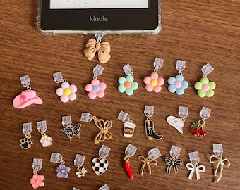Kindle Dust Plug Charm | USB-C Port Accessory