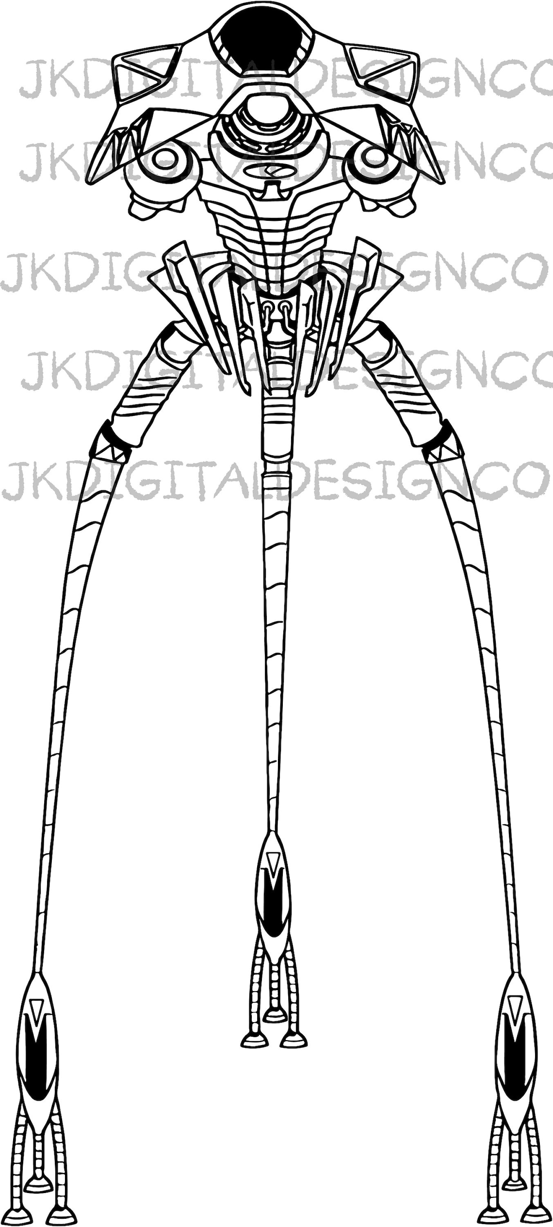 Tripods War of the Worlds Vinyl Design. Svg Jpg Pdf Eps Etsy