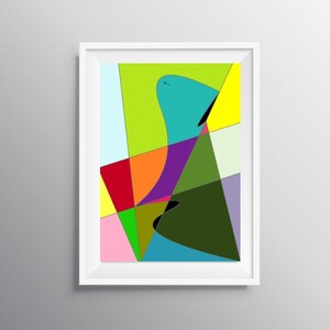 colorfull DIGITAL Print,  Art Prints, Celeste&#39;s Art Desert Walr, Dorm Room, Printable Wall Art