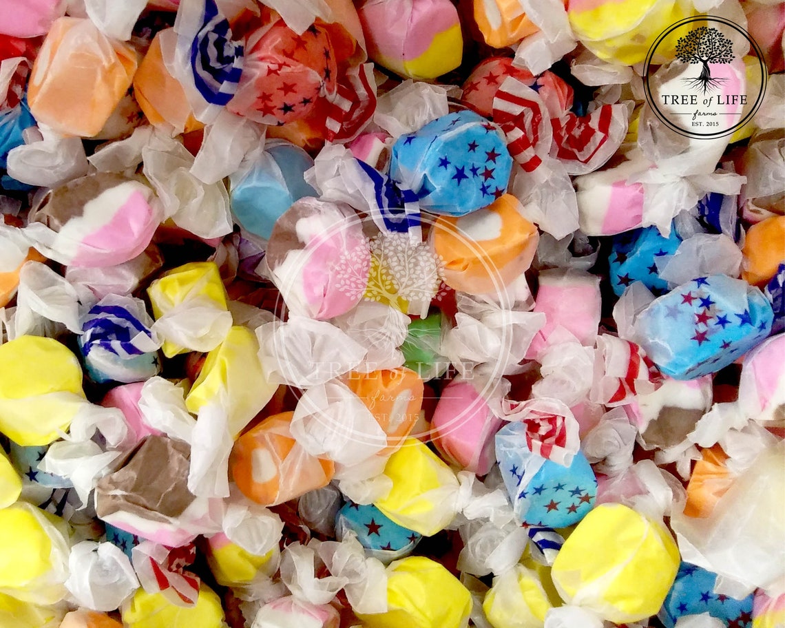 Saltwater Taffy Candy Vintage Candy Pulled Taffy Piñata Candy Etsy