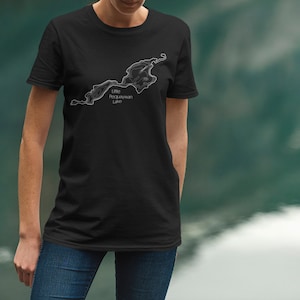 Little Pequaywan Lake Tee, Minnesota Lake Tshirt, MN Lake Unisex Ultra Cotton Tee