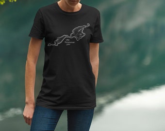 Little Pequaywan Lake Tee, Minnesota Lake Tshirt, MN Lake Unisex Ultra Cotton Tee