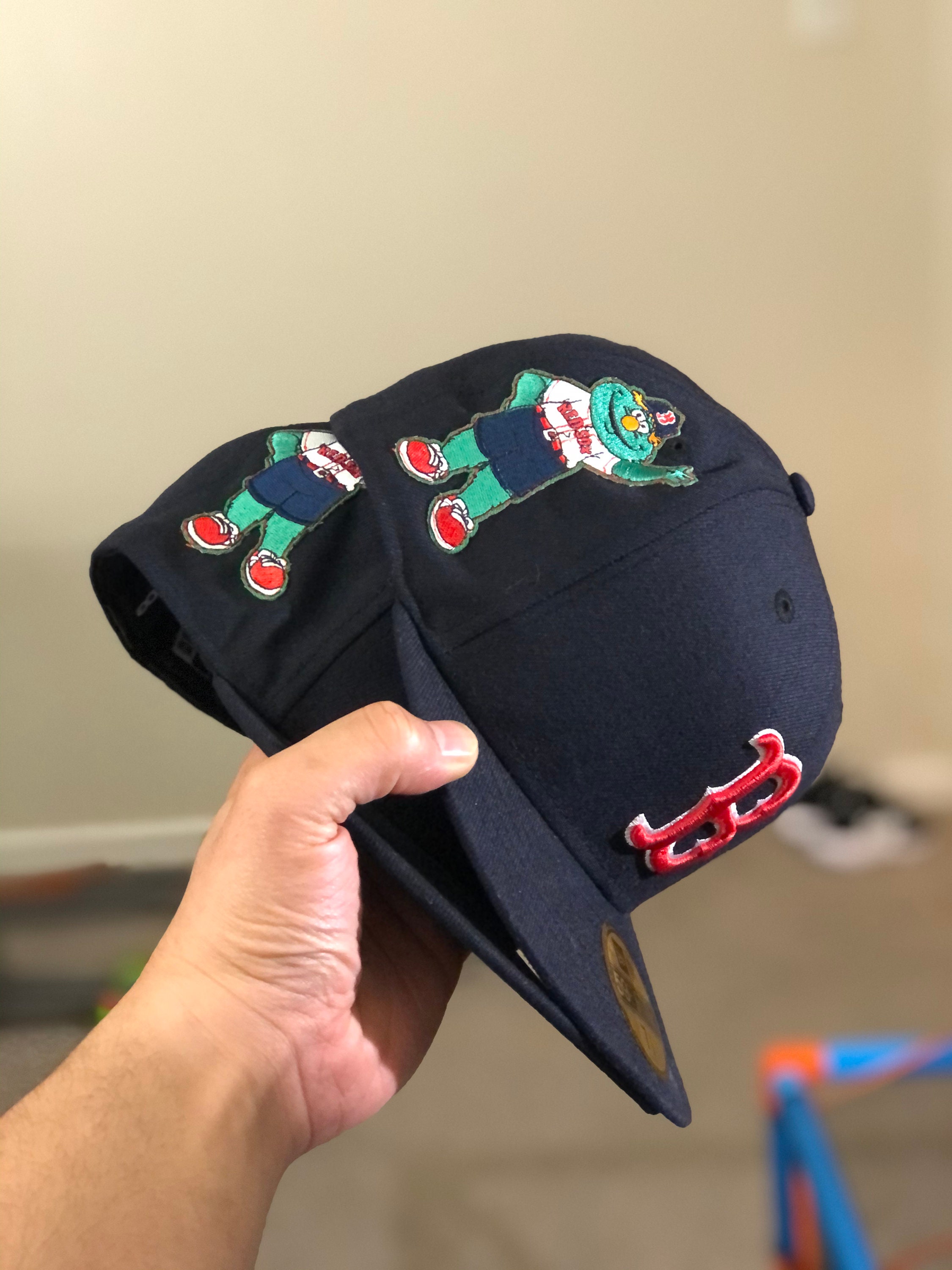 custom red sox hat