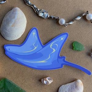 Stingray / Manta Ray Waterproof Matte Sticker