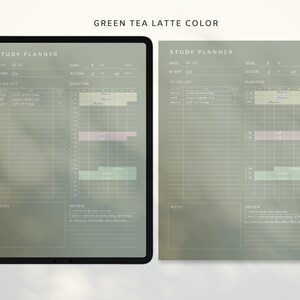 Digital Daily Student Planner | 10 Minute Study Tracker, Goal Organizer ...