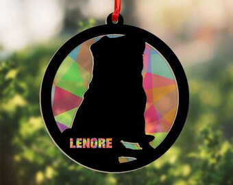 Personalized Rainbow Prism Suncatcher | Select your dog and color