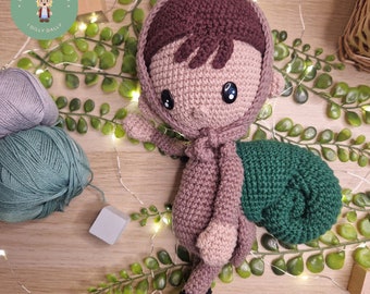 Amigurumi Norbert the Snail PDF Crochet Pattern