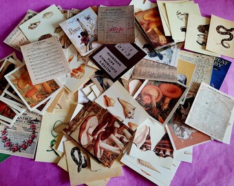 120 Vintage Papierowych Naklejek do Scrapbookingu, Pamiętników i Dekoracji