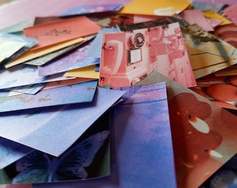 120 estetycznych naklejek w kolorze czerwonym, naklejki do dzienników i scrapbookingu