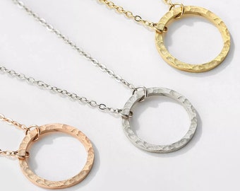 O Ring Necklace - Christmas Gift, Discreet Day Collar, Collar Women Sub, Discreet Collar Gift for Her, Sub Collar Necklace for Women