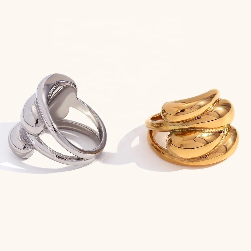 Chunky Gold Ring, Chunky Rings, Cool Rings, Gothic Ring, Signet Ring ...