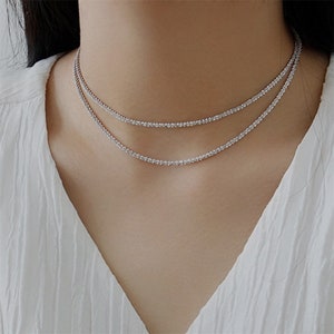 16 Inch Gold Chain, Gold Rope Chain, Gold Chain Choker, Waterproof Necklace, Discreet Day Collar, Discreet Collar Choker  Necklace For Women