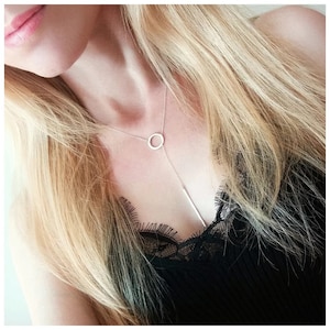 Discreet Day Collar, Ddlg Collar, Layered Necklace Set, Sub Collar, Collar Ring, Womens Choker Collar, Open circle Necklace