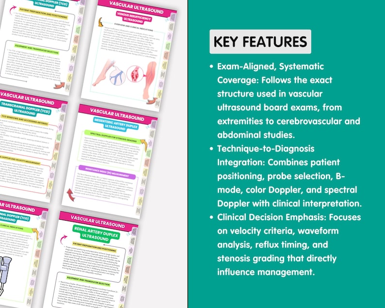 Pdf To Rvt Vascular Ultrasound RVT Exam Study Guide: Sonographer Review (digital ...