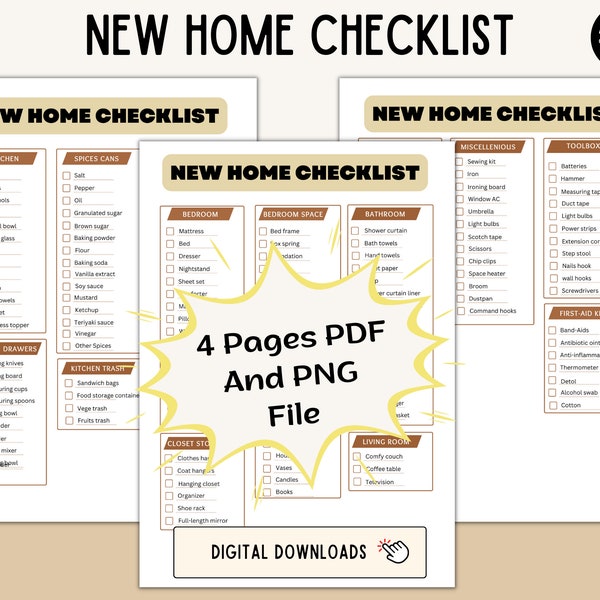 Tiny Home Checklist Etsy