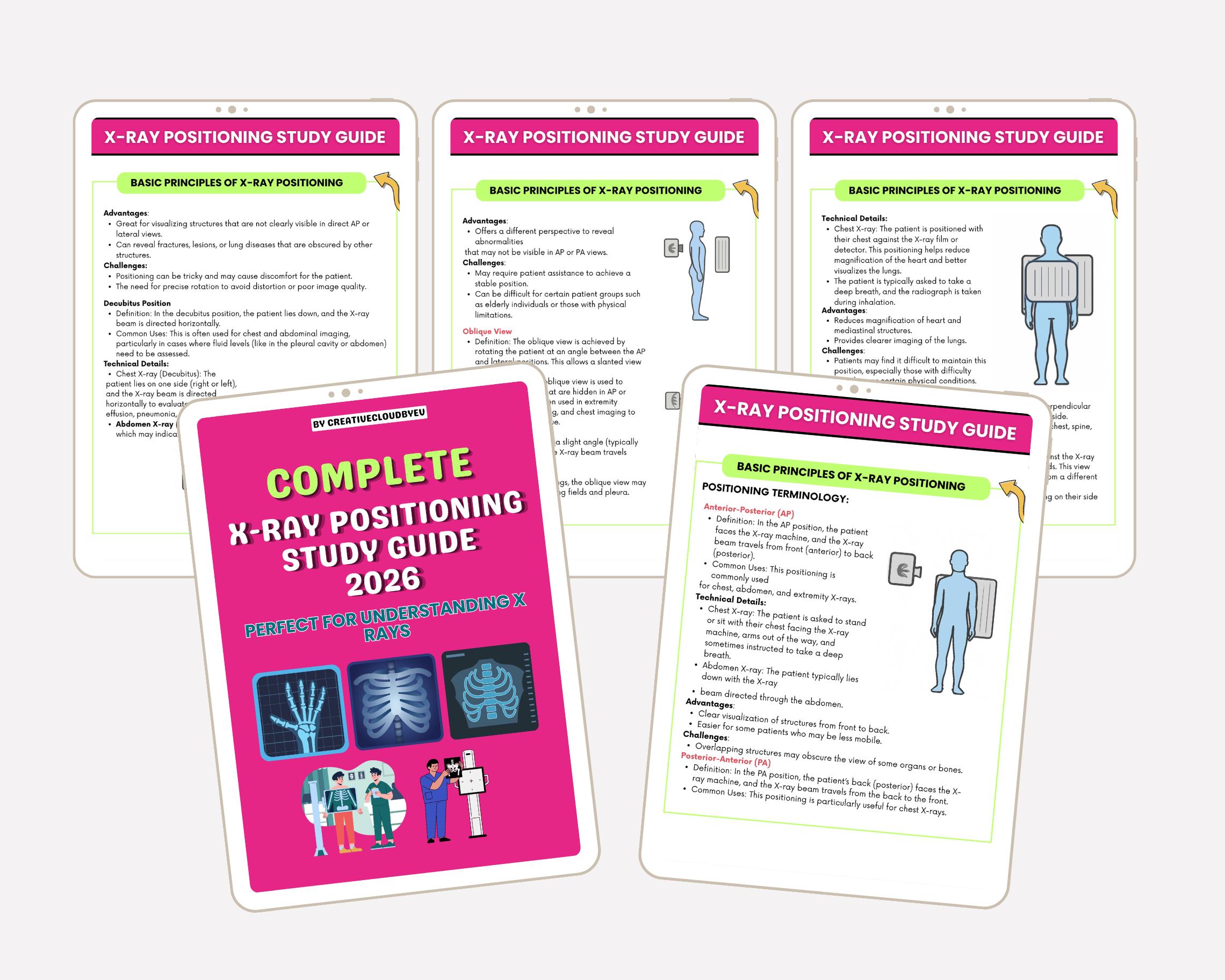 Veterinary Radiography Positioning Guide.pdf X-ray Positioning Study Guide, Radiography Students, 45+ Positions (PDF ...