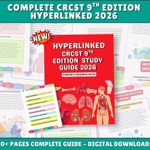 CRCST学習ガイド、CRCST & CBSPD技術ノート、第9版SPDレビュー、外科器具試験対策2026