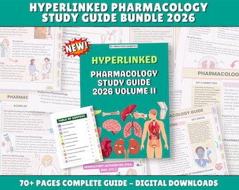 Guía de estudio de farmacología, apuntes de enfermería (descarga digital)